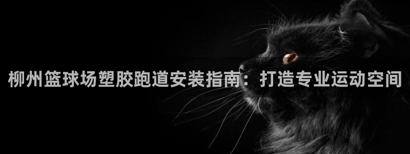 谈球吧官网入口：柳州篮球场塑胶跑道安装指南：打造专业