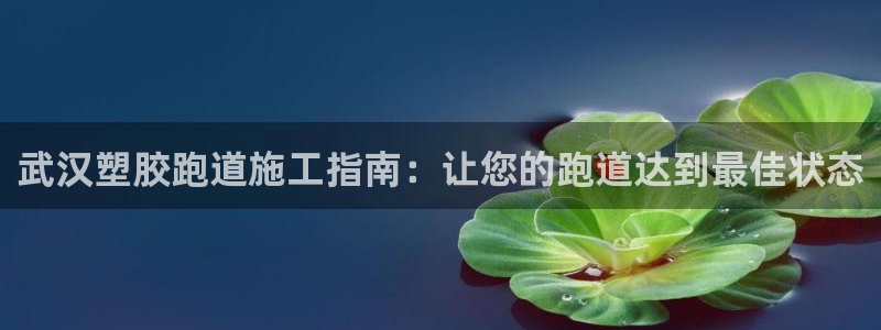 谈球吧app体育：武汉塑胶跑道施工指南：让您的跑道达到最佳状态