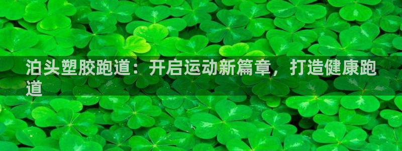 谈球吧APP：泊头塑胶跑道：开启运动新篇章，打造健康跑
道