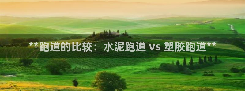 谈球吧体育app下载官网苹果手机：**跑道的比较：水泥跑道 vs 塑胶跑道**