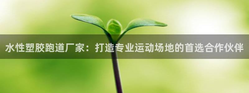 谈球吧体育app下载官网手机版苹果：水性塑胶跑道厂家：打造专业运动场地的首选合作伙伴