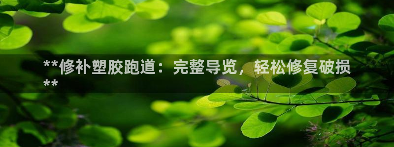 谈球吧app赛事分析报告模板：**修补塑胶跑道：完整