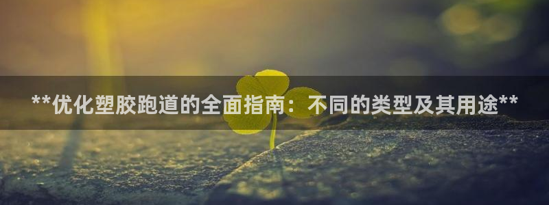 谈球吧娱乐app下载官网苹果版：**优化塑胶跑道的全面指南：不同的类型及其用途**