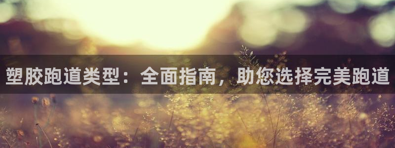 谈球吧网页版在线入口：塑胶跑道类型：全面指南，助您选择完美跑道