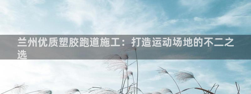 谈球吧首页：兰州优质塑胶跑道施工：打造运动场地的不二之
选