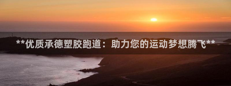 谈球吧言网入口：**优质承德塑胶跑道：助力您的运动梦