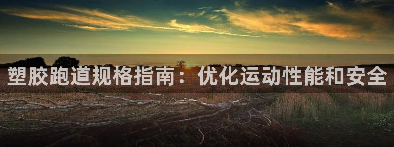 谈球吧是黑台子吗还是白台子好：塑胶跑道规格指南：优化运动性能和安全